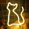 thumbnail image 1 of LED Kitty Shaped Neon Light USB Battery Powered,Energy Efficient,Suit for Home and Events,Easy Installation,Ambient Lighting,Long Lasting, 1 of 6