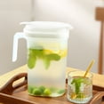 thumbnail image 4 of Fridja 1800ML Plastic Pitcher, Clear Water Pitcher with Lid, Fridge Jug, Large Capacity, Shatterproof, Easy to Clean, Great for Iced Tea, Coffee, Lemonade, Juice, Milk, and More, White, 4 of 5