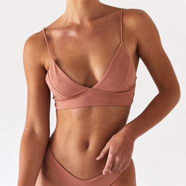 FcBaudy Womens Swimsuits Bathing Suit for Women Plus Size Swimsuit for Women Women Push Up High Cut Lace Up Bikini Set Two Piece Swimsuit Women Swimsuit
