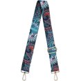 thumbnail image 2 of GFDYREE Wide Handbag&Purse Strap Jacquard Woven Guitar Style Multicolor Replacement Strap Canvas Adjustable Crossbody Bag Strap, 2 of 5