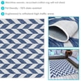 thumbnail image 2 of Sunnydaze Tapis de Patio Extérieur à Affinité Géométrique en Bleu Acier - 5 Pi x 7 Pi, 2 of 7