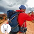 thumbnail image 4 of COFEST Fingerprint Padlock, Smart Keyless Lock, Locker Lock, Biometric Metal Keyless Thumbprint Lock, USB Rechargeable, for Locker, Backpack, Suitcase silver, 4 of 6