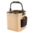 thumbnail image 3 of DYNWAVECA Fishing Bucket Fishing Lures Storage Convenient Lightweight EVA Foldable Water Bucket Water Container for Car Washing Outdoor L, 3 of 10
