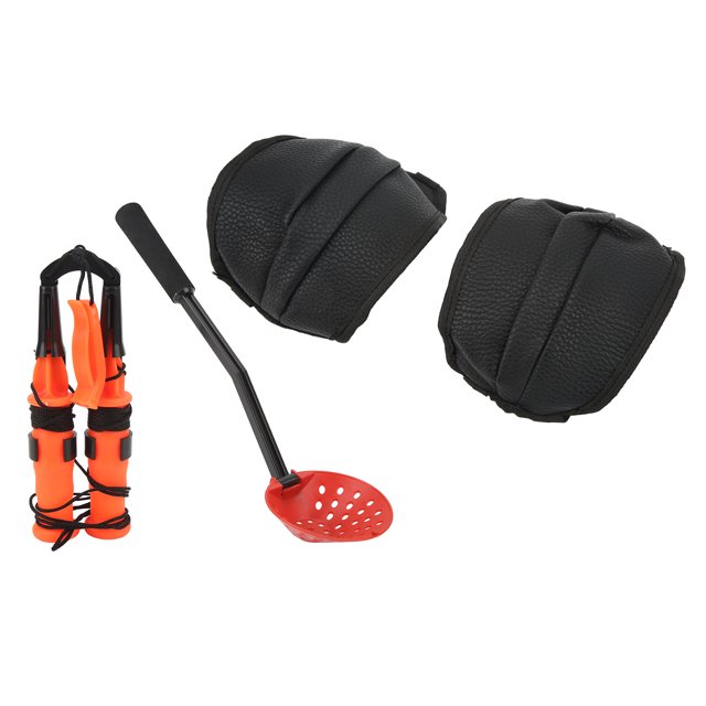 Ice Fishing Spoon Ice Picks Set, Comfortable Grip Ergonomic Handle Lifesaving Tools Ice Fishing Picks Combination For Skating