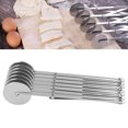 thumbnail image 4 of Pizza Cutter Slicer Wheel, Portable And Lightweight Precise Cutting Of Pizzas, Evenly Multi-wheel Cutting Machine For  And Dough Kitchen Baking Tool 3 Wheel,5 Wheel,7 Wheel, 4 of 8