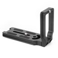 thumbnail image 2 of Black Aluminum Alloy Quick Release Plate Hand L Shape Bracket Accessory for Canon EOS 5D Mark II Mark III 750D 760D, 2 of 12
