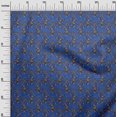 thumbnail image 2 of oneOone Silk Tabby Fabric Leaves & Floral Block Print Sewing Fabric BTY 42 Inch Wide, 2 of 4