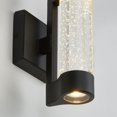 thumbnail image 3 of Artika Bubble Flow Luminaire Mural Extérieur Moderne à DEL, Noir, 3 of 4