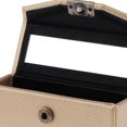 thumbnail image 3 of HILABEE Étui Porte-Rouge à Lèvres en Cuir de Qualité Supérieure Boîte de Rangement pour Sac à Main Poche avec Miroir Champagne, 3 of 8