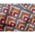 thumbnail image 4 of oneOone Silk Tabby Fabric Argyle Style Ikat Print Fabric BTY 42 Inch Wide, 4 of 4