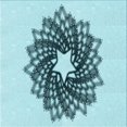 thumbnail image 1 of Ahgly Company Machine Washable Indoor Square Transitional Deep-Sea Green Area Rugs, 5' Square, 1 of 7