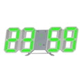 thumbnail image 2 of Fridja Liquidation d'Été Réveil Numérique à DEL, Horloge Murale pour Adolescents, Mode Nuit Réglable Horloge Électronique de Table Horloge Murale pour Salon, Chambre et Bureau, 9,3 Pouces X 3,3 Pouces, Vert, 2 of 5