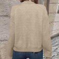 thumbnail image 4 of iHPH7 Vestes Légères pour Femmes Vestes pour Femmes Décontractées Veste Texturée Femme Mode d'Automne Veste de Baseball Veste à Col Montant Femme Veste à Fermeture Éclair Kaki G, 4 of 6