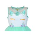 thumbnail image 4 of Girls Dress Unicorn Pageant Holiday Green Tutu Princess 4 Years, 4 of 6