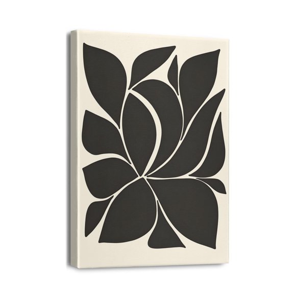 Art Mural Fleurs Boho Plante Abstrait Botanique Affiche sur Toile Fleur Vintage Bohème Neutre Impressions Florales Déco Murale Ensemble Floral Tendance pour Chambre de Fille (12x16 Po)