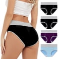 thumbnail image 2 of Culottes Menstruelles pour Femmes, 4 Pcs, Réutilisables, Anti-Fuites, Grande Taille, Culottes de Protection Post-Partum, 2 of 7