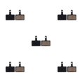 thumbnail image 1 of Baohd 1/2/3/5 10pair Lightweight Brake Pad For Wide Compatibility Durable Brake Pads JY-01B 5PCS, 1 of 6