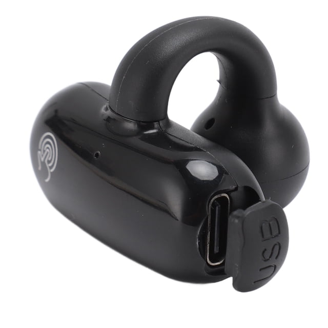 Open Ear Bluetooths Earbuds, Clip On Wirelessly Earphones with Touch LED Digital Display, IPX6 Waterproof Bone Conduction Sport Headphones for Running Driving
