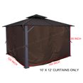 thumbnail image 2 of APEX GARDEN Ensemble de Rideaux d'Intimité pour Pavillon 10 Pieds x 12 Pieds, 2 of 3