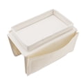 thumbnail image 1 of Table d'Accoudoir de Canapé, Plateau de Rangement Intelligent Durable pour Maison Beige, 1 of 8
