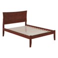 thumbnail image 2 of AFI Metro Full Solid Wood Platform Bed with Charging USB in Walnut, 2 of 7