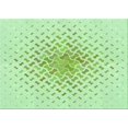 thumbnail image 1 of Ahgly Tapis Rectangulaire Lavable en Machine Vert Menthe, 5 Pieds x 7 Pieds, 1 of 7