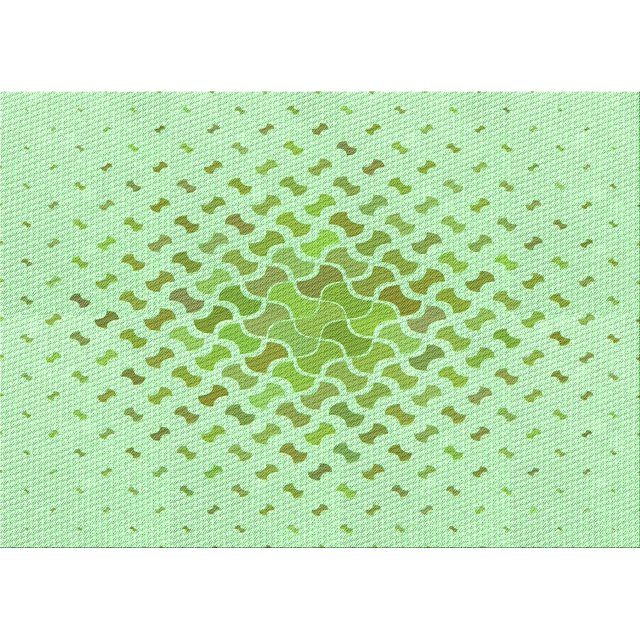 Ahgly Tapis Rectangulaire Lavable en Machine Vert Menthe, 5 Pieds x 7 Pieds