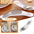 thumbnail image 1 of Oleegame 1PC Press Mincer Steel Chopper Rocking Peeler Stainless Crusher Garlic Tool Tools Home Improvement, 1 of 7