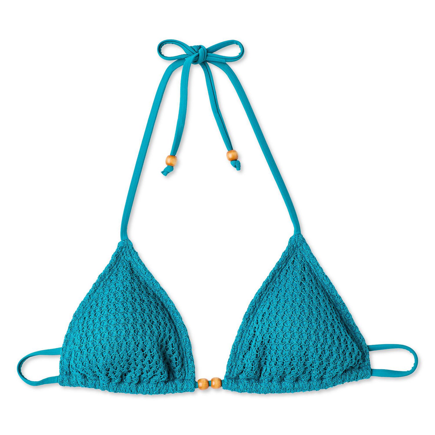 No Boundaries Women's String Bikini Top
