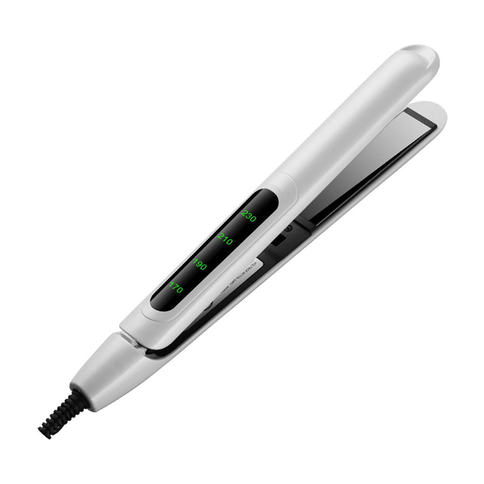 Infidev Purpose Hair Iron for Straight and Curly Hair with LCD Display Natural Curls Natural Straight Hair Negative Hair Straightener Without Damaging Hair Curls Clearance