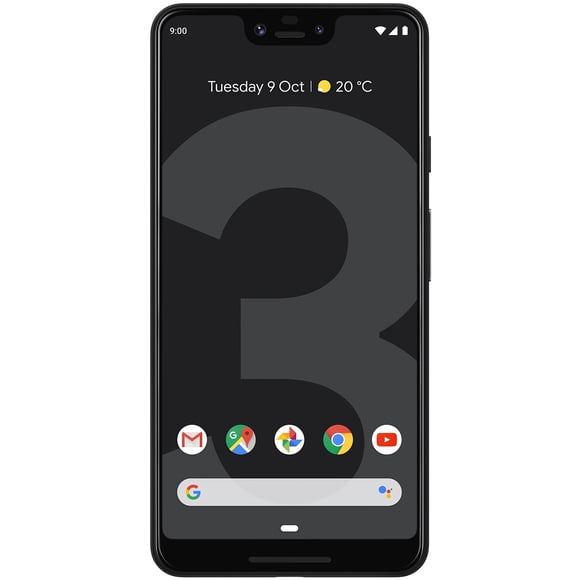 Google Pixel 3 XL 128GB Unlocked GSM & CDMA 4G LTE Android Phone w/ 12.2MP Rear & Dual 8MP Front Camera - Just Black