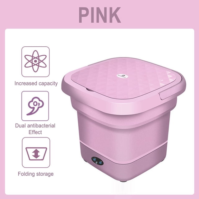 Yhmxh Home Essentials Home Appliances New Folding Washing Mini Washing Machine Cleaning Machine Household Small Folding Washing Machine Washing Machine