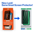 thumbnail image 3 of onn Protecteur d’écran en verre intimité pour iPhone® 16 Plus / 15 Plus / 14 Pro Max, fabriqué avec du verre résistant de Corning🅪, intimité à 180°, plateau d’installation facile, 3 of 8