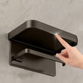 thumbnail image 4 of Lksixu Wall Mounted Toilet Paper Box Toilet Paper Roll Toilet Paper Holders Non Perforated Toilet Paper Storage Rack Mobile Phone Storage Rack Storage Bins Organizers and Storage, 4 of 6