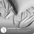 thumbnail image 2 of Ivy Union Microfiber Sheet Set - 3-Pieces - Breathable - Deep Pocket, Twin, Cloud Gray, 2 of 6