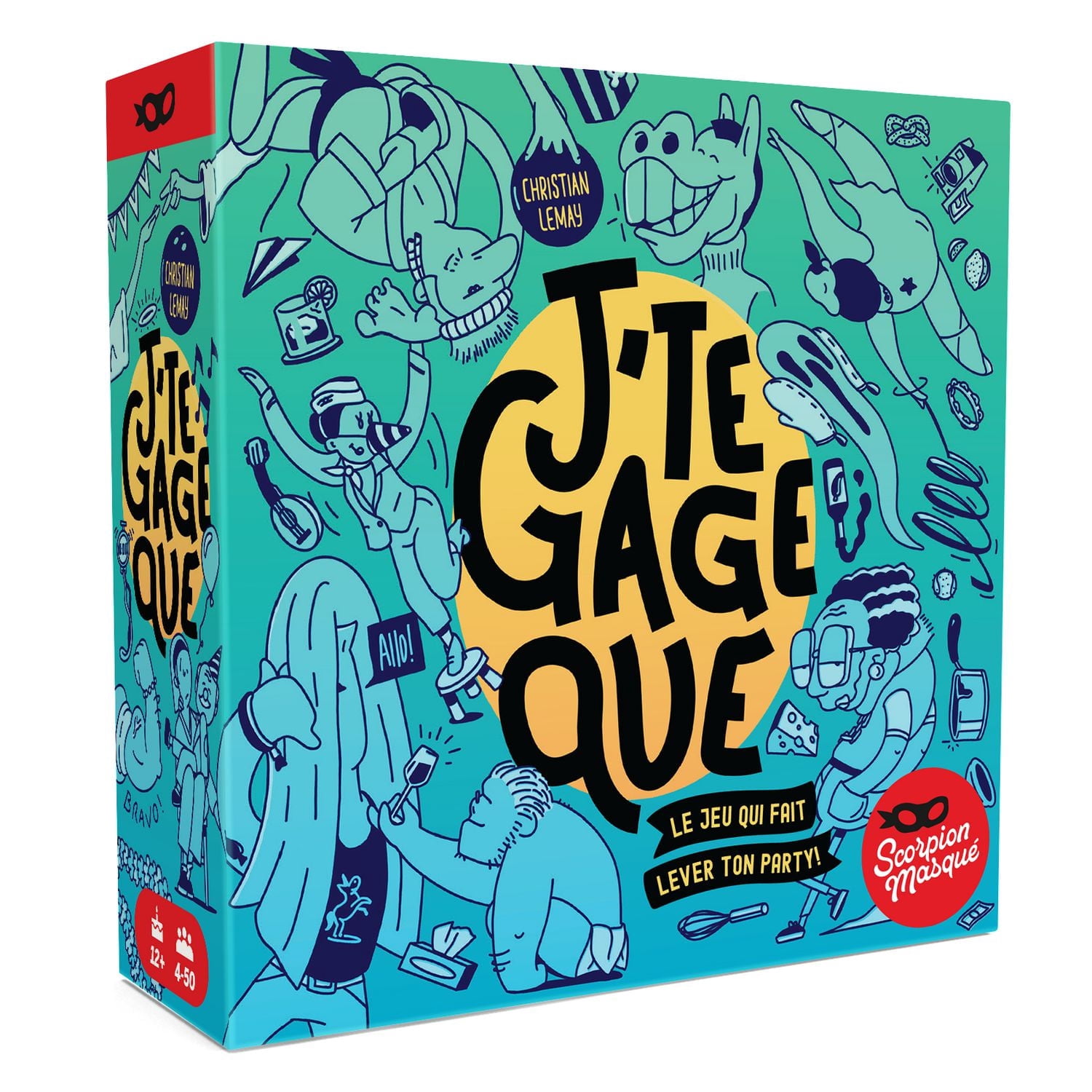 Scorpion Masqué Board game: J'TE GAGE QUE... FRENCH ONLY