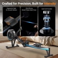 thumbnail image 2 of MERACH Pro Air Resistance Rowing Machine Magnetic Rower Machine for Home 90% Pre-assembled 10 Levels of Quiet Resistance Dual Slide Rail with Max 350lb Weight Capacity, 2 of 7