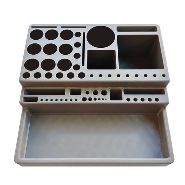 Mosiee Fly Tying Tool Kit Desktop Organizer Fly Tying Tool Accessories Fly Tool Desktop Storage Stand Fly Bait Binding Tool Station