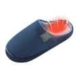 thumbnail image 2 of Men's Warm Soft Flop on Flip Shoe Comfortable Indoor Outdoor Slipper, 2 of 5