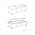 thumbnail image 4 of WyndenHall Franklin Large Rectangular Storage Ottoman, 4 of 8