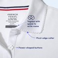 thumbnail image 3 of French Toast Polo à Manches Longues pour Filles Taille 'Uniforme avec Col Picot (Standard & Plus) Navy 14/16 Plus, 3 of 4