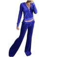 thumbnail image 2 of DPTALR Ensemble Décontracté pour Femmes à Manches Longues, Chandail à Col Rond avec Poche + Pantalon, 2 of 7