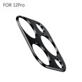 thumbnail image 1 of Phone Camera Cover Aluminum Alloy Phone Camera Film Aluminum Camera Lens Film Protector, Black, Replacement for iPhone 12 Pro, 1 of 9