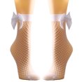 thumbnail image 2 of CEHVOM Women Mesh Breathability Big Bow Net Socks Short Fishnet Thin Socks Stockings, 2 of 6