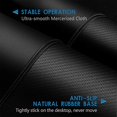 thumbnail image 4 of 3 Mouse Pad Stitched Edges Premium-Textured Large Mouse Pads Mat Natural Non-Slip Rubber Base Mousepad for Laptop, Computer & PC, 11 x 8.7 inches, Black, 4 of 6
