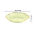thumbnail image 3 of weibbin Patterned Light Luxurious Fruit Bowl for Living Room Coffee Table, Food-Grade PET Snack Plate (Green), 3 of 6