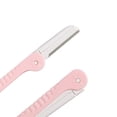 thumbnail image 3 of YOPTOP 3 Pcs Rasoir pour Sourcils Rasoirs pour Sourcils Rasoir Microblades pour Femmes Visage Poils Outil de Dermaplaning Tondeuse Sculptante avec Couverture de Précision Soins de la Peau - shape1,shape2, 3 of 5