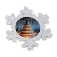 thumbnail image 4 of Christmas Photo Frame Ornament Xmas Decor Small Christmas Tree Decoration Mini Hanging Picture Frame for Party Fireplace Gift White, 4 of 7