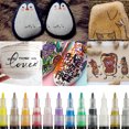 thumbnail image 4 of Amdohai BIGTHUMB Acrylic Paint Marker Pens 36 Vibrant Colors Acrylic Painter Set Bright Color Quick Dry, 4 of 8