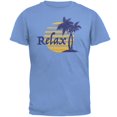 thumbnail image 1 of Été Soleil Détendre Palmier Mens T-Shirt, 1 of 1